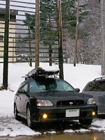 天元台スキー場にて