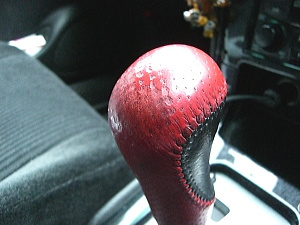 磨り減ったATシフトレバー